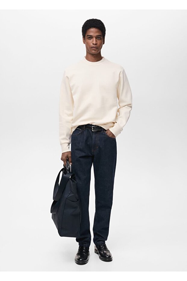 Regular kesim pamuklu sweatshirt - 2