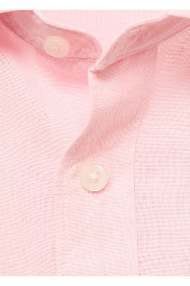 Klassisch geschnittenes Leinenhemd - 7