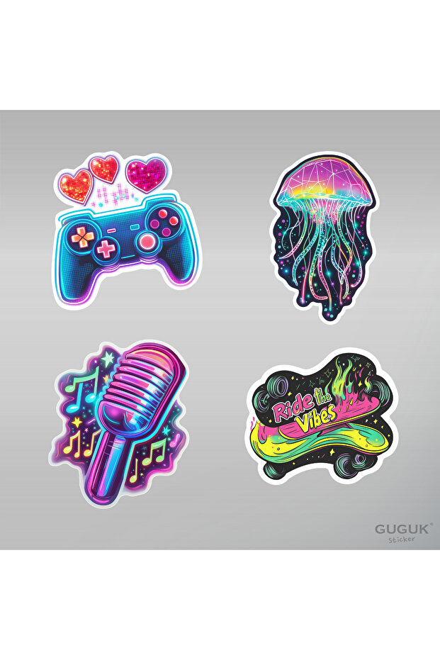 Neon Sticker Seti - 5