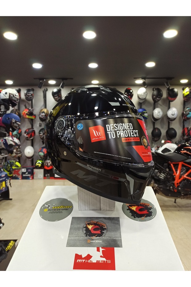 Helmets Stinger 2 A11 Gloss Black(PARLAK SİYAH) - 1