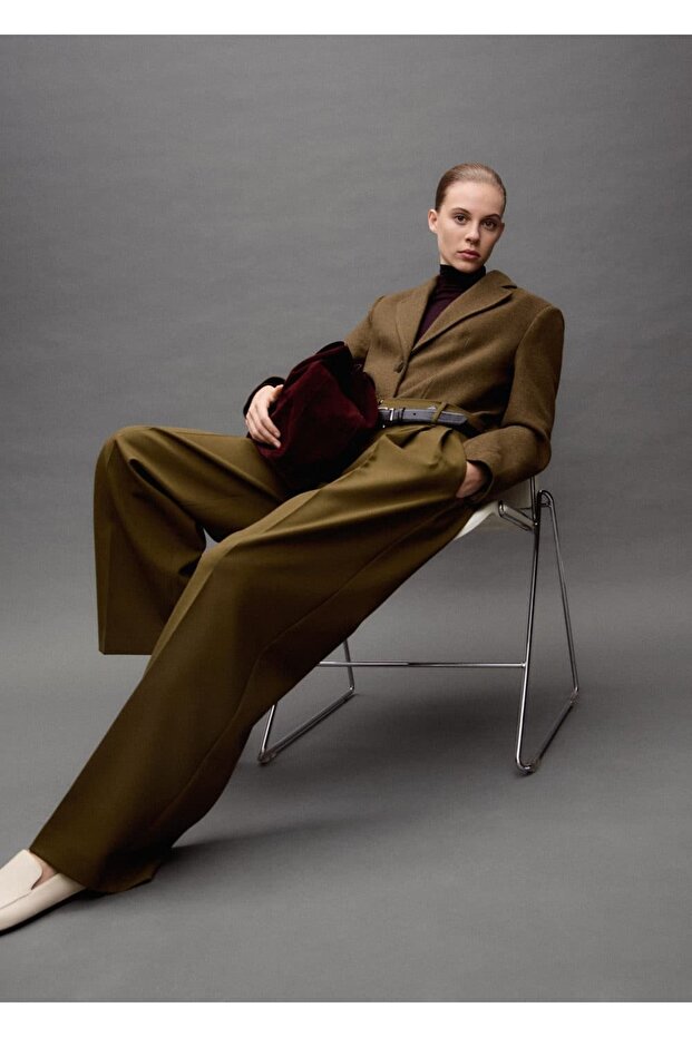 Pensli Düz Kesim Pantolon - 8