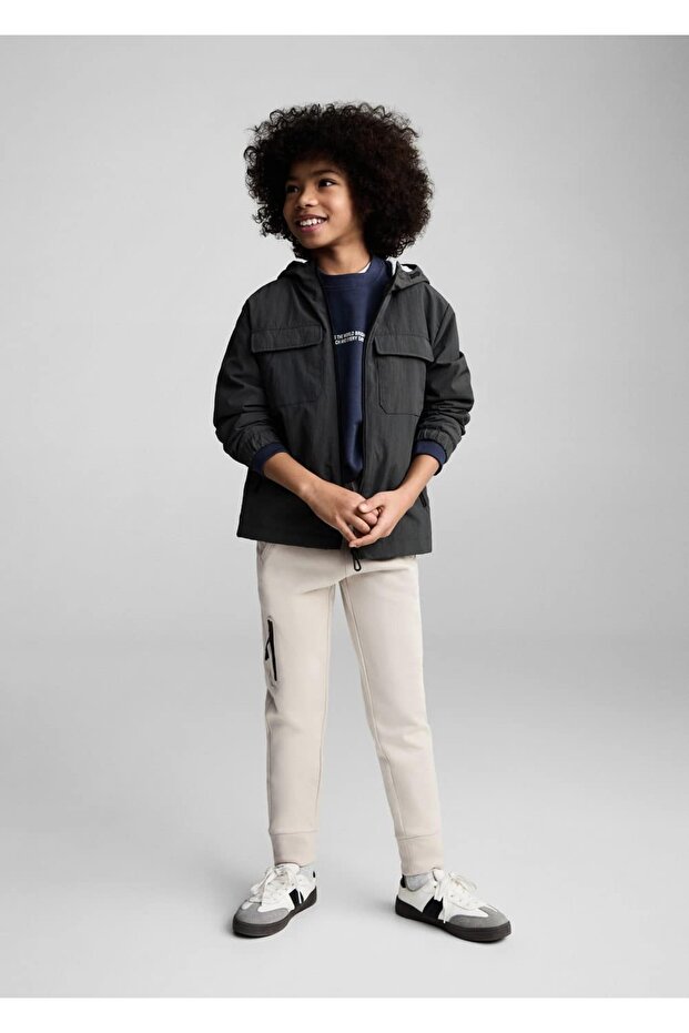 Beli elastik jogger pantolon - 2