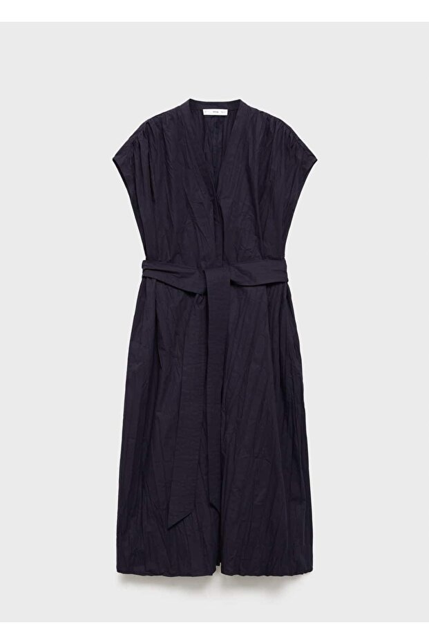 Fiyonklu dokuma elbise - 3