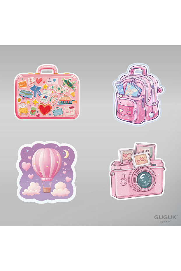 Pembe Sticker Seti - 7