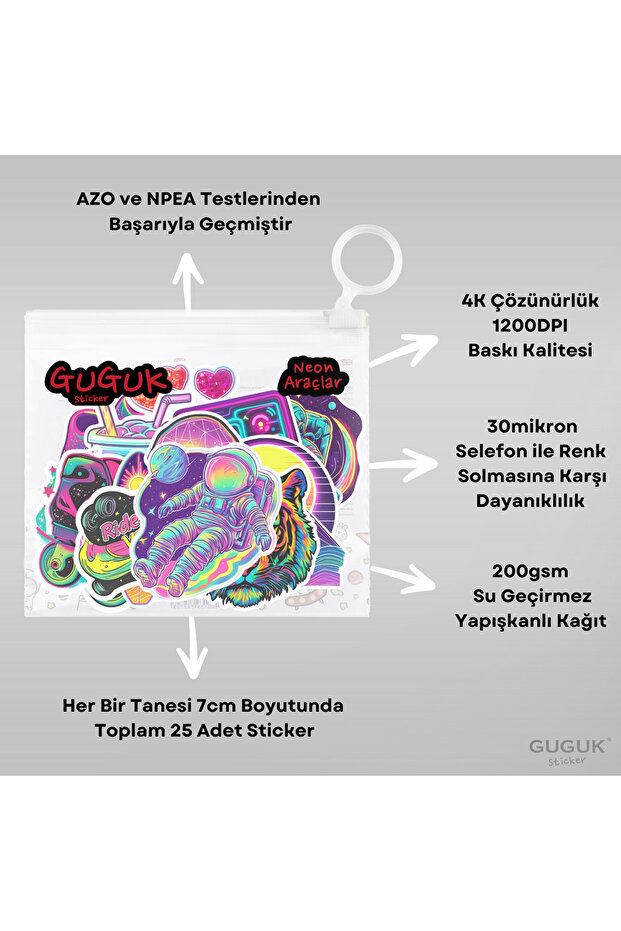 Neon Sticker Seti - 8