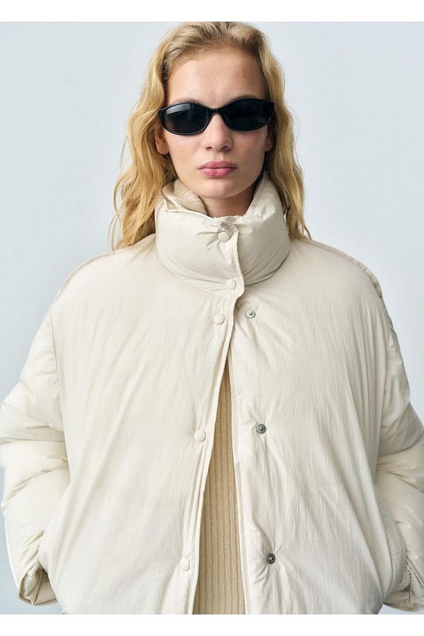 Kapitone crop anorak - 1