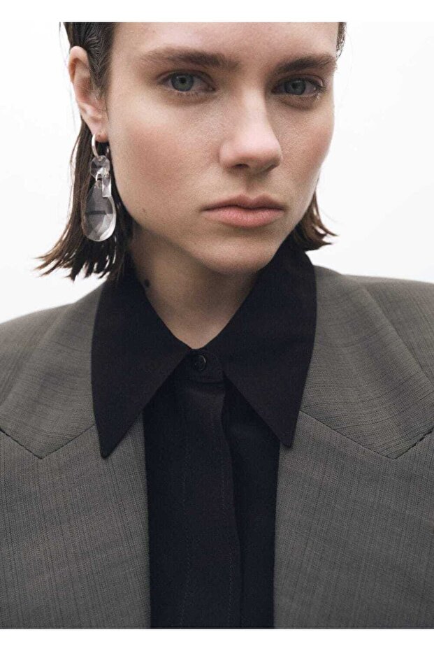 Saten ipek gömlek - 7