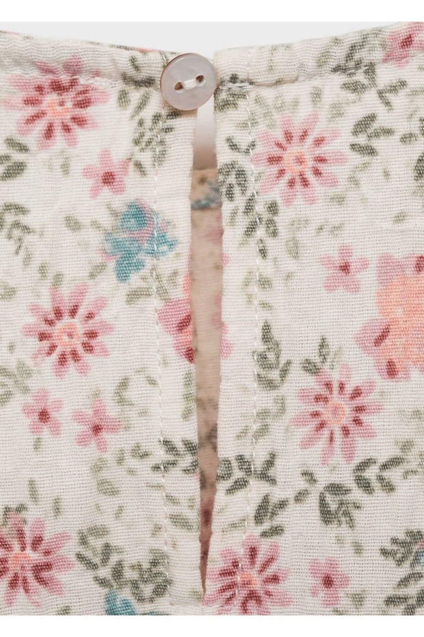 Çiçek Desenli Bluz - 5
