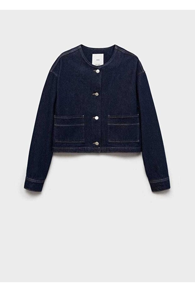 Rinse wash denim ceket - 3