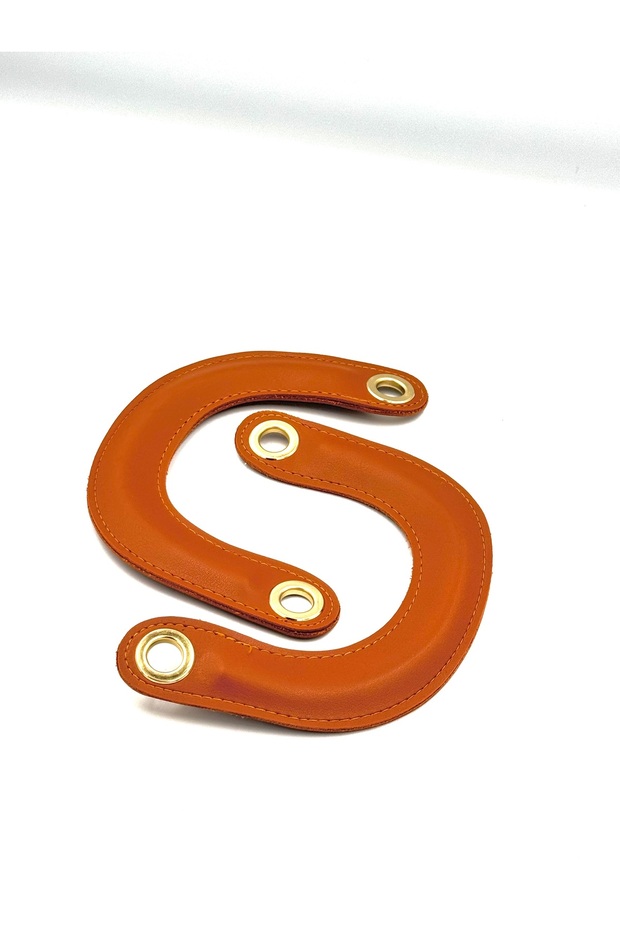 حزام U مغلف باللون البني - 1