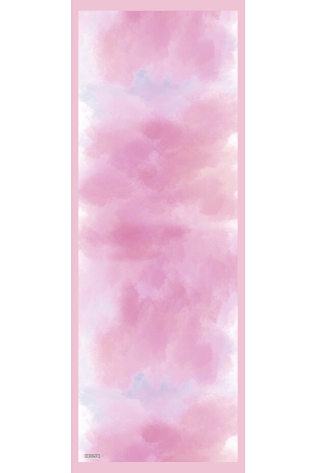 شال أناقة - نمط سحابة - EM016-11 - وردي - 3