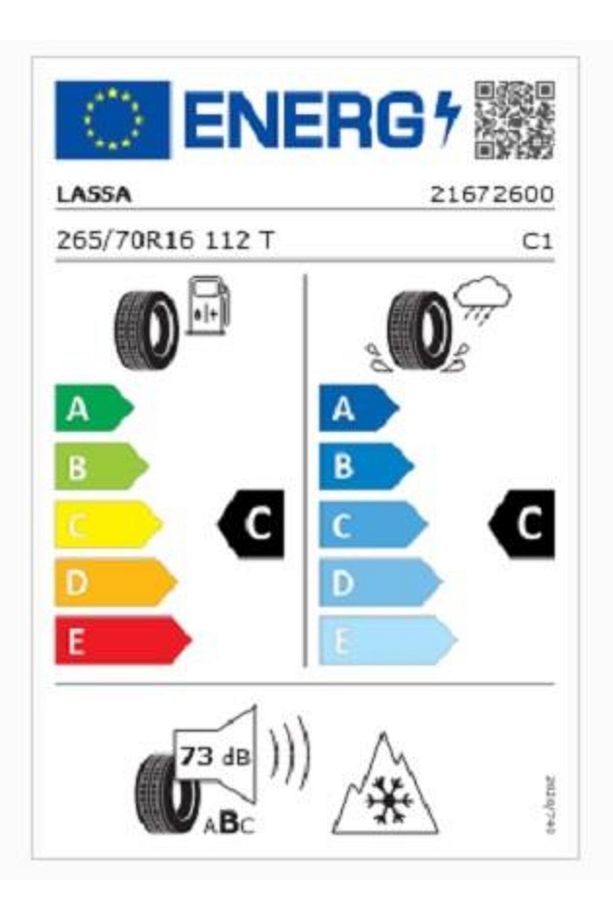 265/70R16 112T COMPETUS A/T 3 LASSA - 2