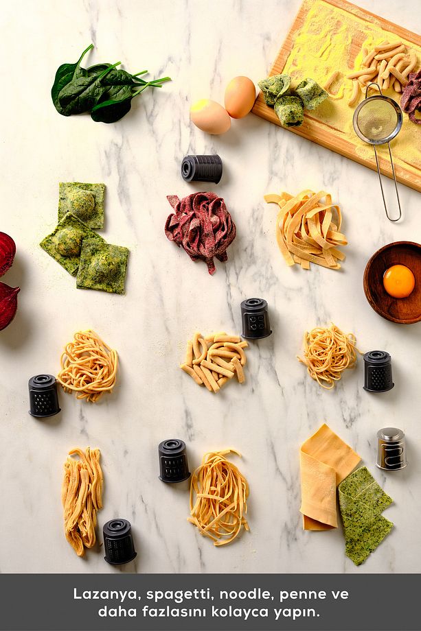Pastachef Otomatik Makarna ve Erişte Yapma Makinesi - 8