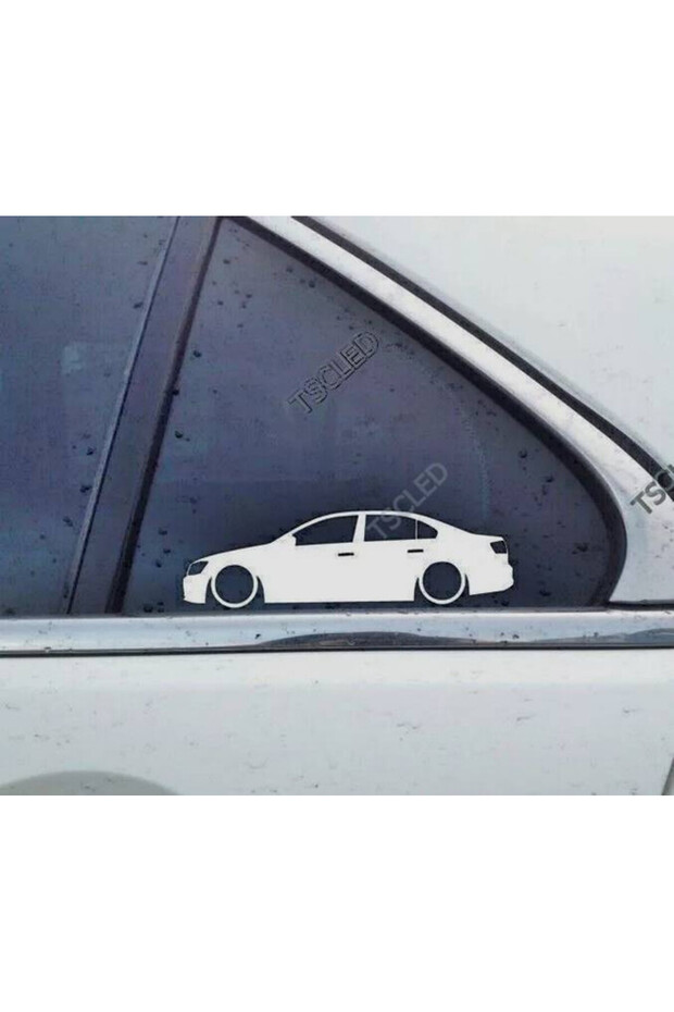 ملصق سيارة زجاجي على شكل فراشة من جيتا MK6، قطعتين
