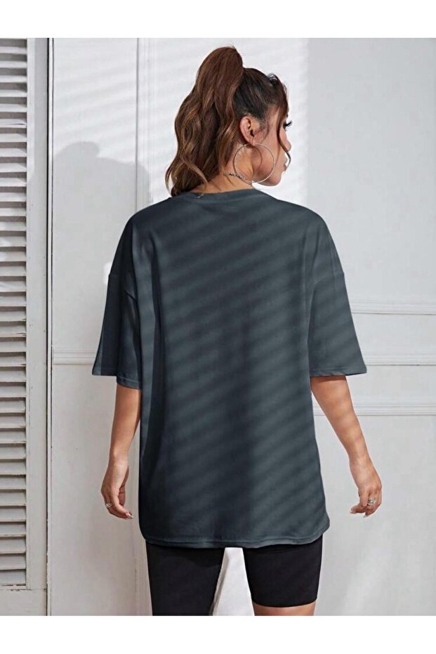 Yazlık Renkli Oversıze Tshirt - 2