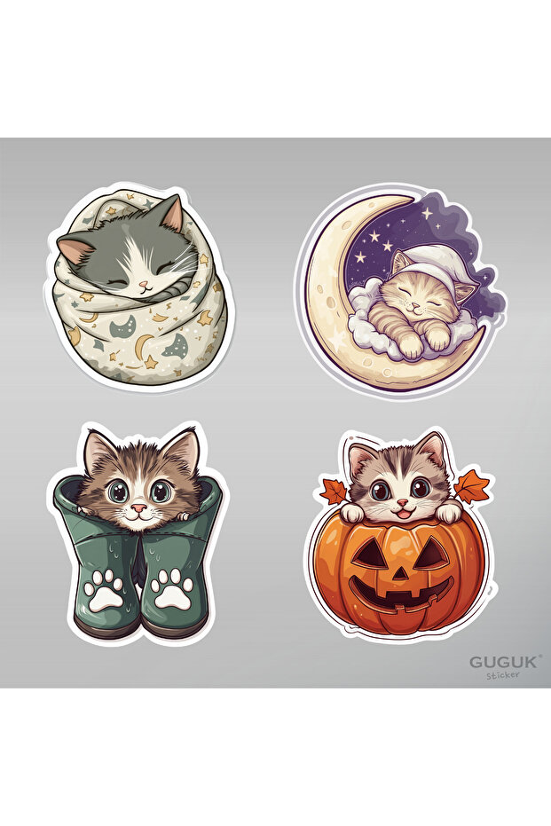 Kedi Sticker Seti - 4