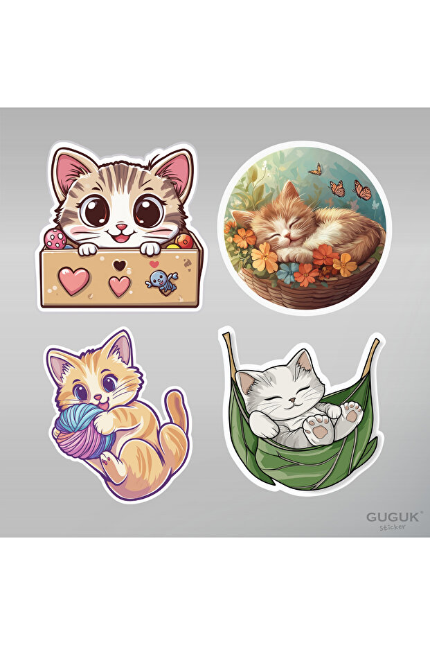 Kedi Sticker Seti - 6