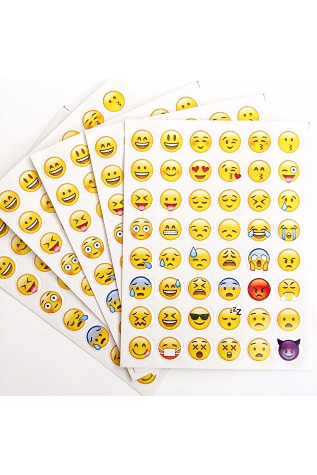 100'lü Emoji Sticker Seti - 1