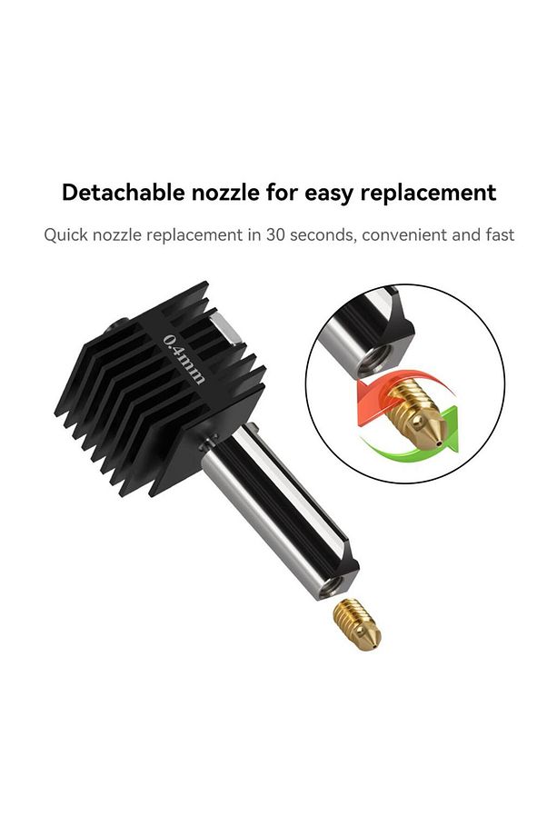 Bambu Lab A1-A1 Mini Pirinç Nozzle 500°C(0.2mm) - 2