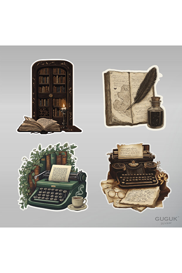 Dark Academia Sticker Seti - 5