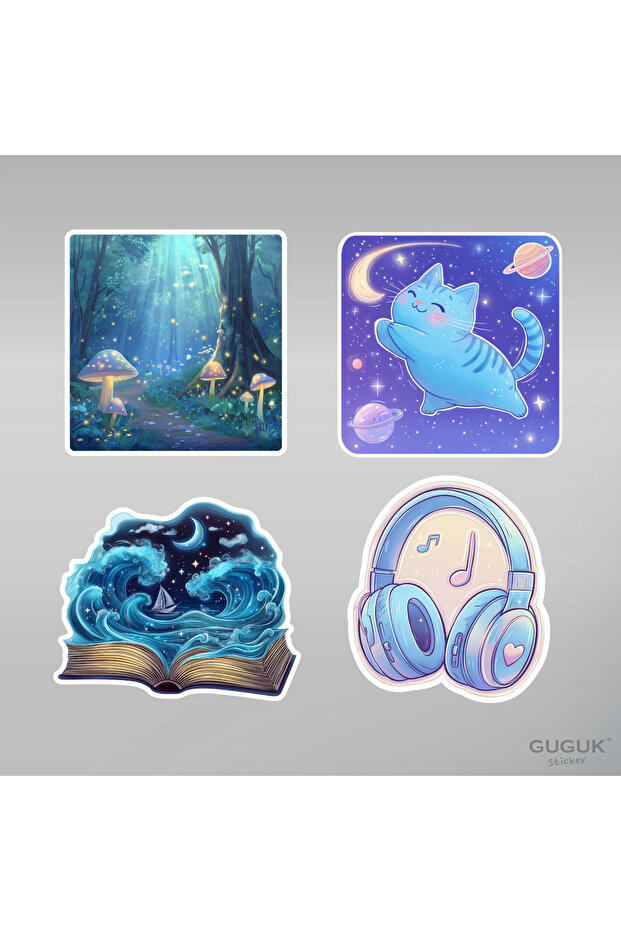 Mavi Sticker Seti - 7