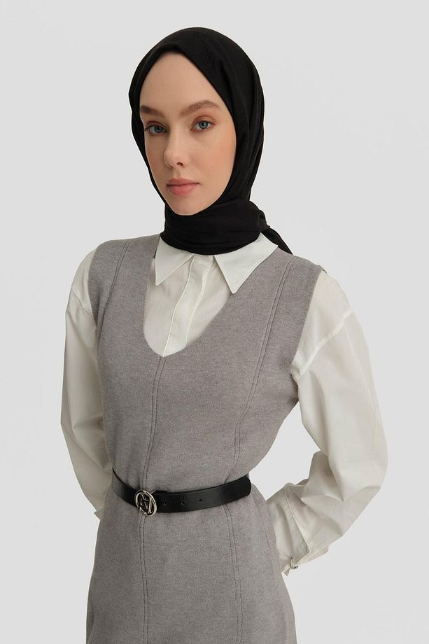 Sıfır Kol Jile 24kd4216 Gri - 4