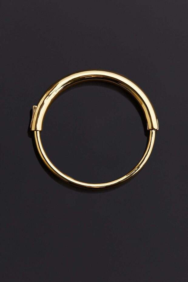 Gold-plated bangle