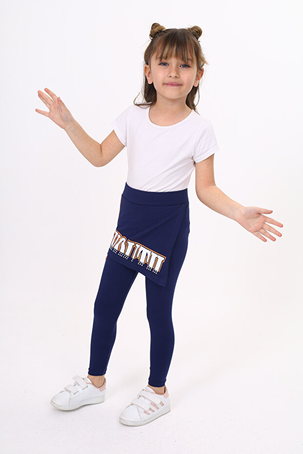 Girl's Neon Striped Tights