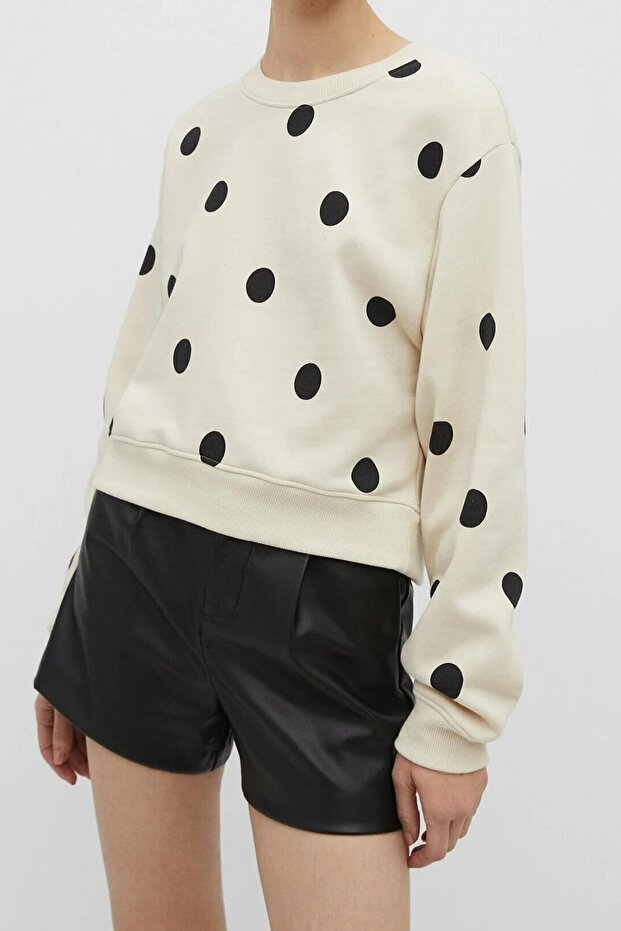 Printed Sweat Ecru
