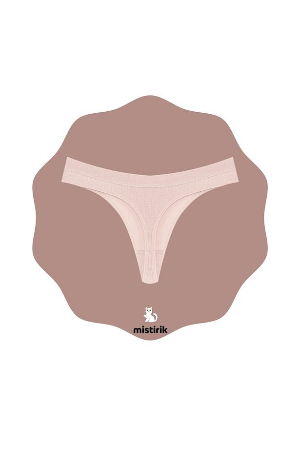 Paulo Model Fitilli Ve Esnek Yumuşak Kumaşlı String Külot Açık Pembe Renk - 2