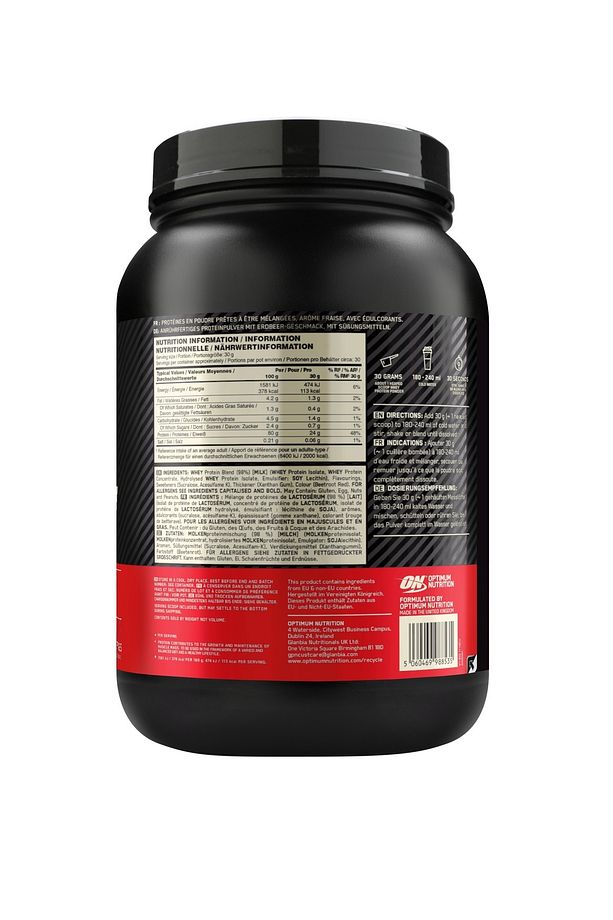 100% Whey Gold Standard Çilek Aromalı 899g 29 Servis Yüksek Protein Tozu - 100% Whey Gold Standard Ç - 4
