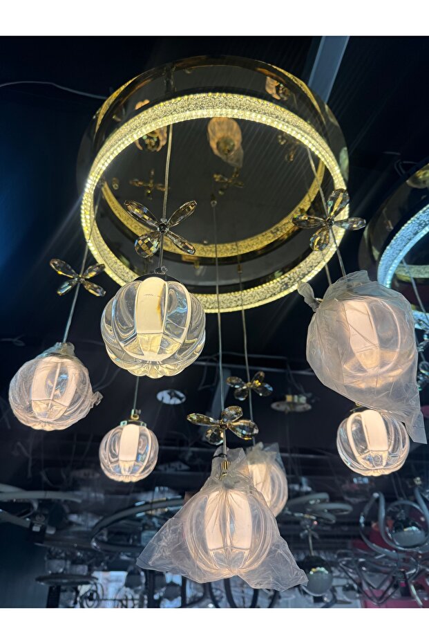 7li cam ledli  avize - 2