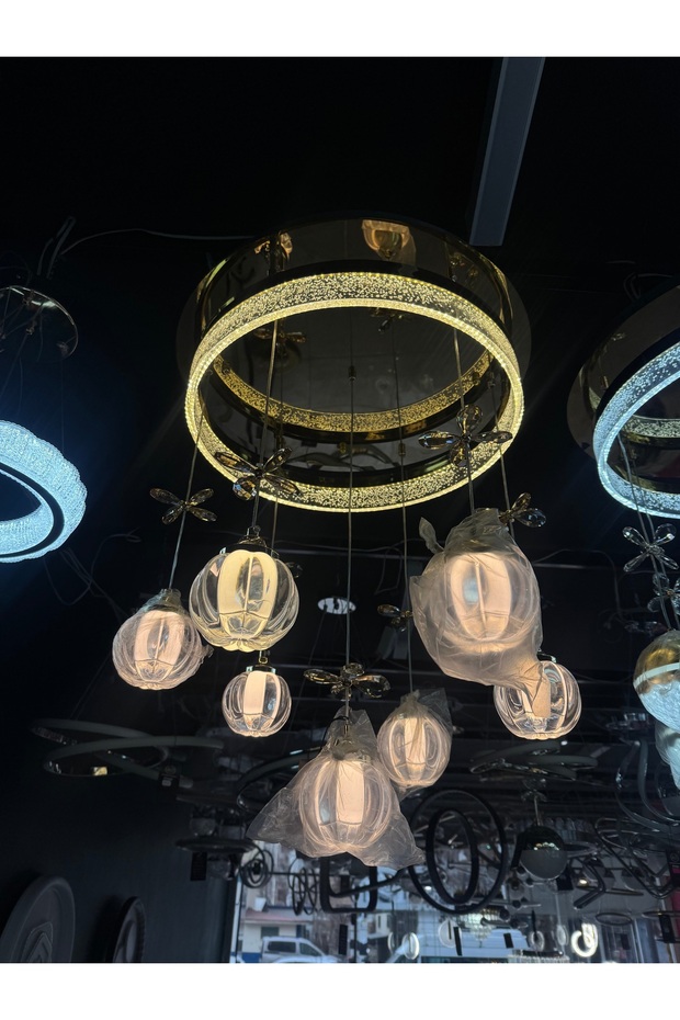 7li cam ledli  avize - 3