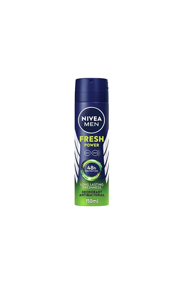 Deo Spray 150 ml Fresh Power Men --- نيفيا بخاخ مزيل عرق للرجال فرش بور 150مل