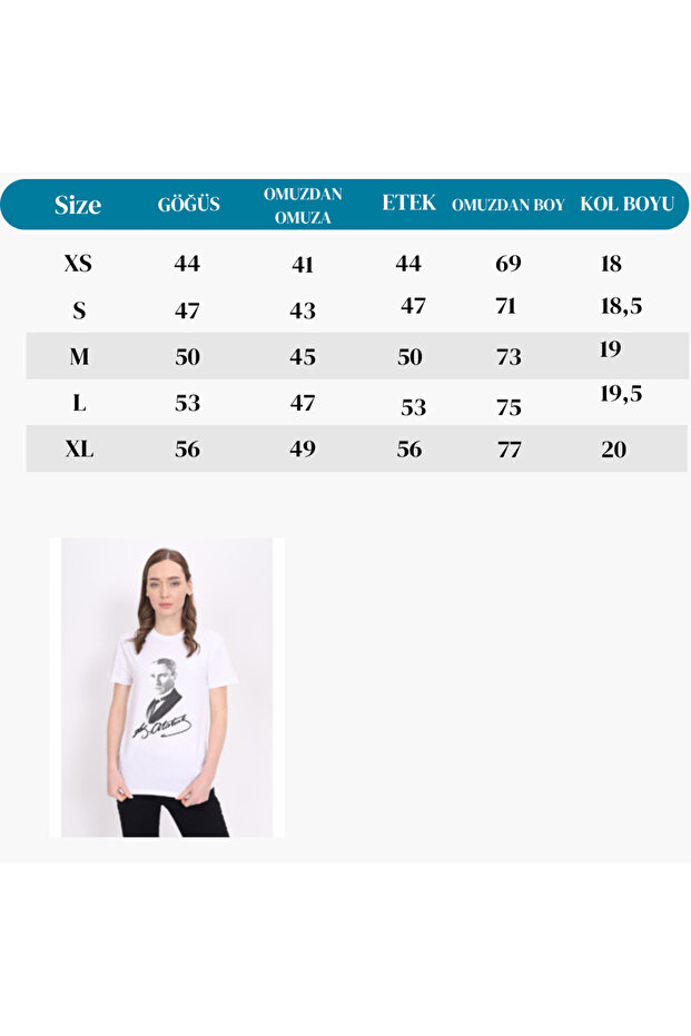 Unisex Ataturk Printed T-Shirt