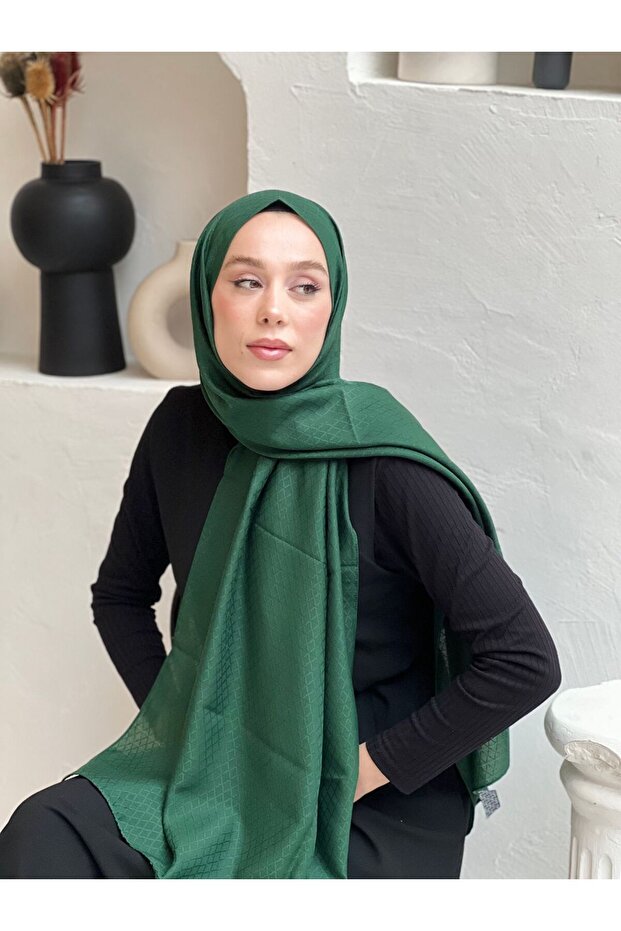 Soft Jakar Serisi İnci Ritim Desen Şal - 3