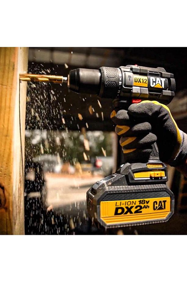 DX12BC 18Volt/2.0Ah Li-ion Tek Akülü Kömürsüz Profesyonel Şarjlı Darbeli Matkap - 3