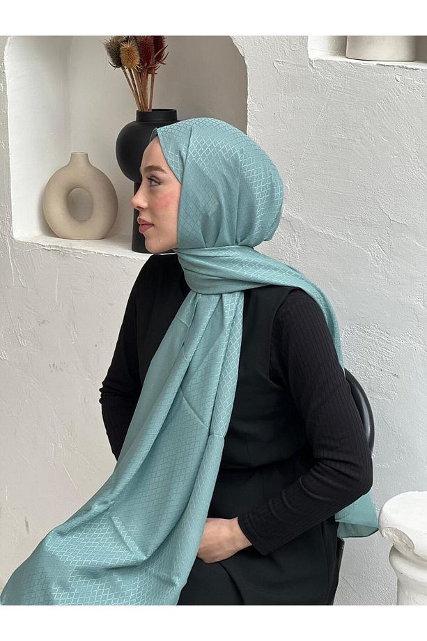 Soft Jakar Serisi İnci Ritim Desen Şal - 2