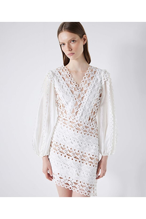 Brode mini elbise - 4