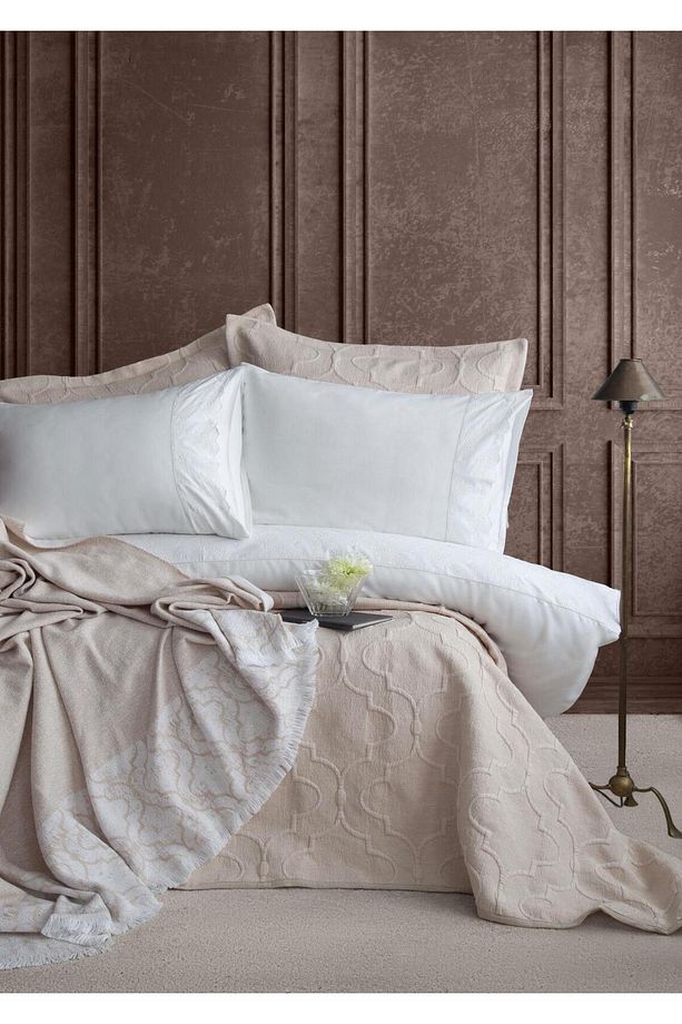 Çift Kişilik Tımeless Prıme Set Serene Bej - Yatak Ortusu - 1