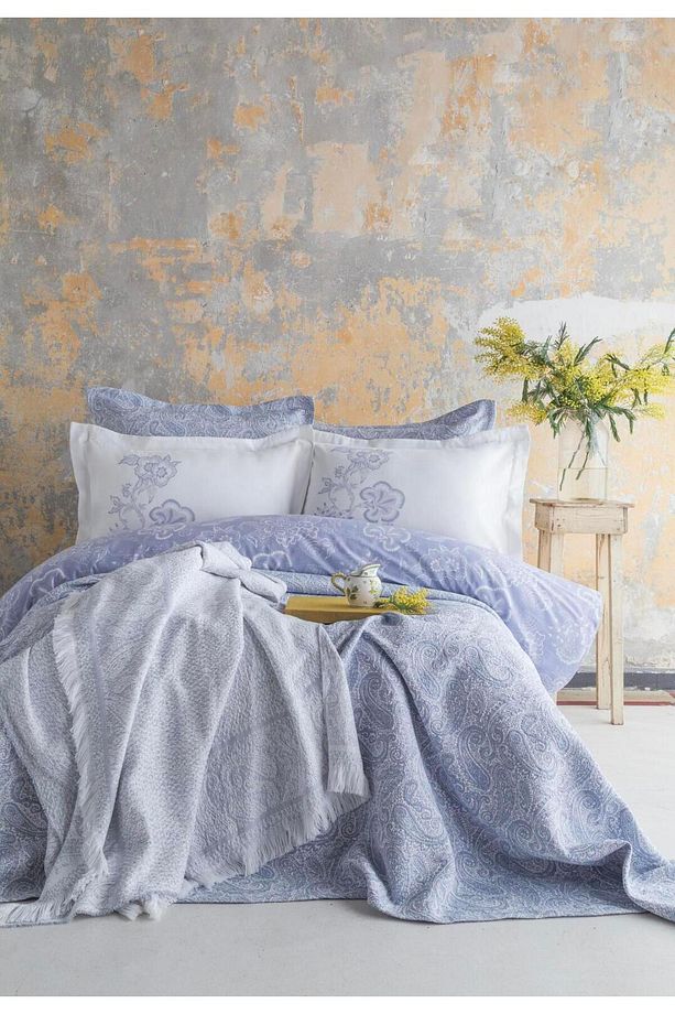 Çift Kişilik Tımeless Set Sorella Cobalt - Yatak Ortusu - 1