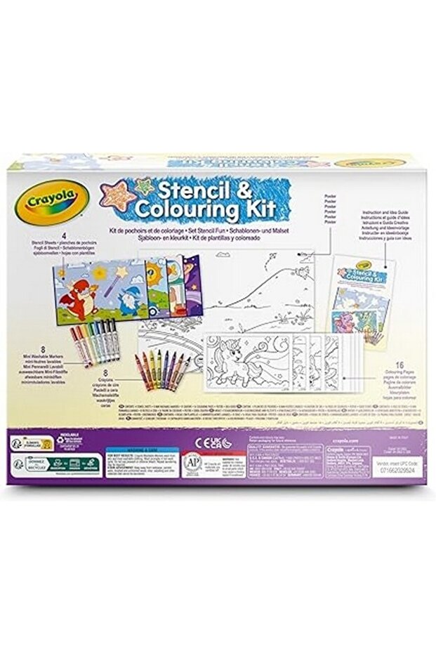 مجموعة الاستنسل والتلوين للأنشطة الإبداعية - 4