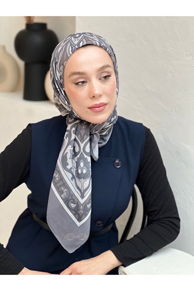 وشاح بنمط تانكا مقاس 110 سم - 1