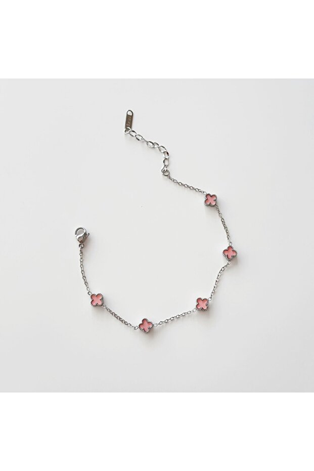 Cliff Mini Pink Steel Bracelet