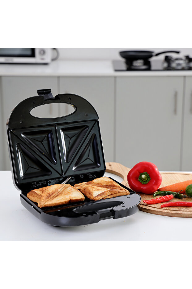 Non-stick Coating with Overheat Protection  Sandwich Toaster OMGM2321 , gril maker - 4