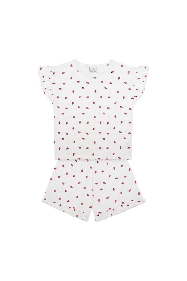 Fırfırlı Şortlu Pijama - 1