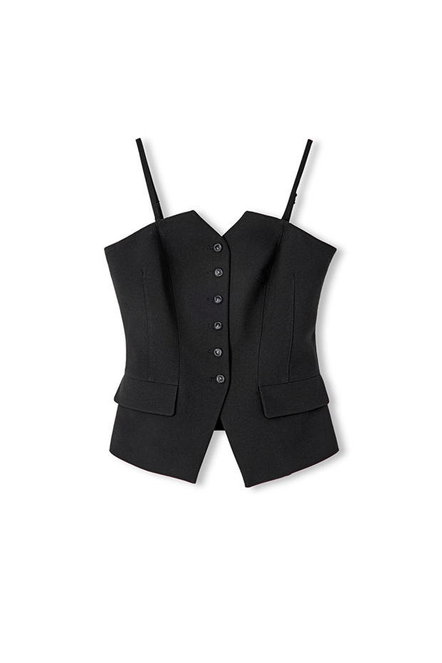 Çıkarılabilir askılı bluz - 3