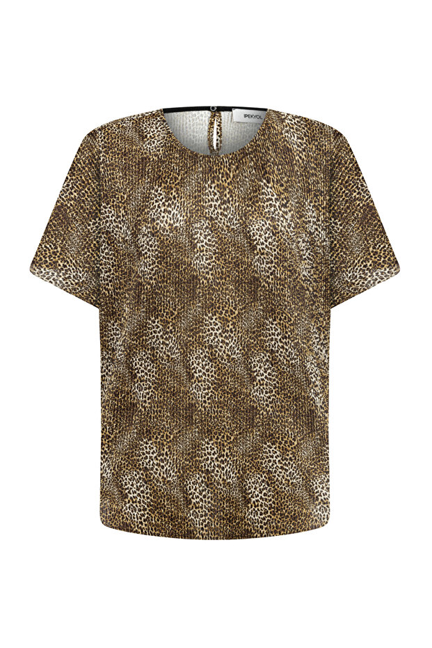 Leopar desen bluz - 3
