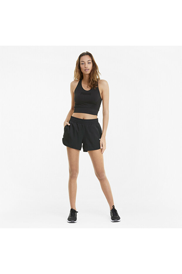 Active 4" Woven Shorts Siyah Kadın Şort - 3