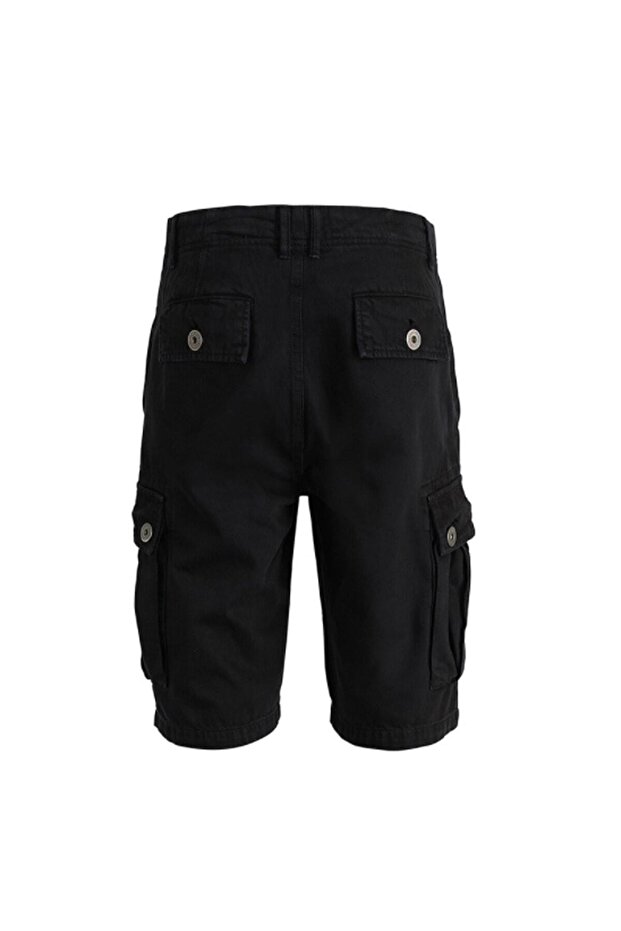 Gunner Siyah Erkek Kargo Şort - 2